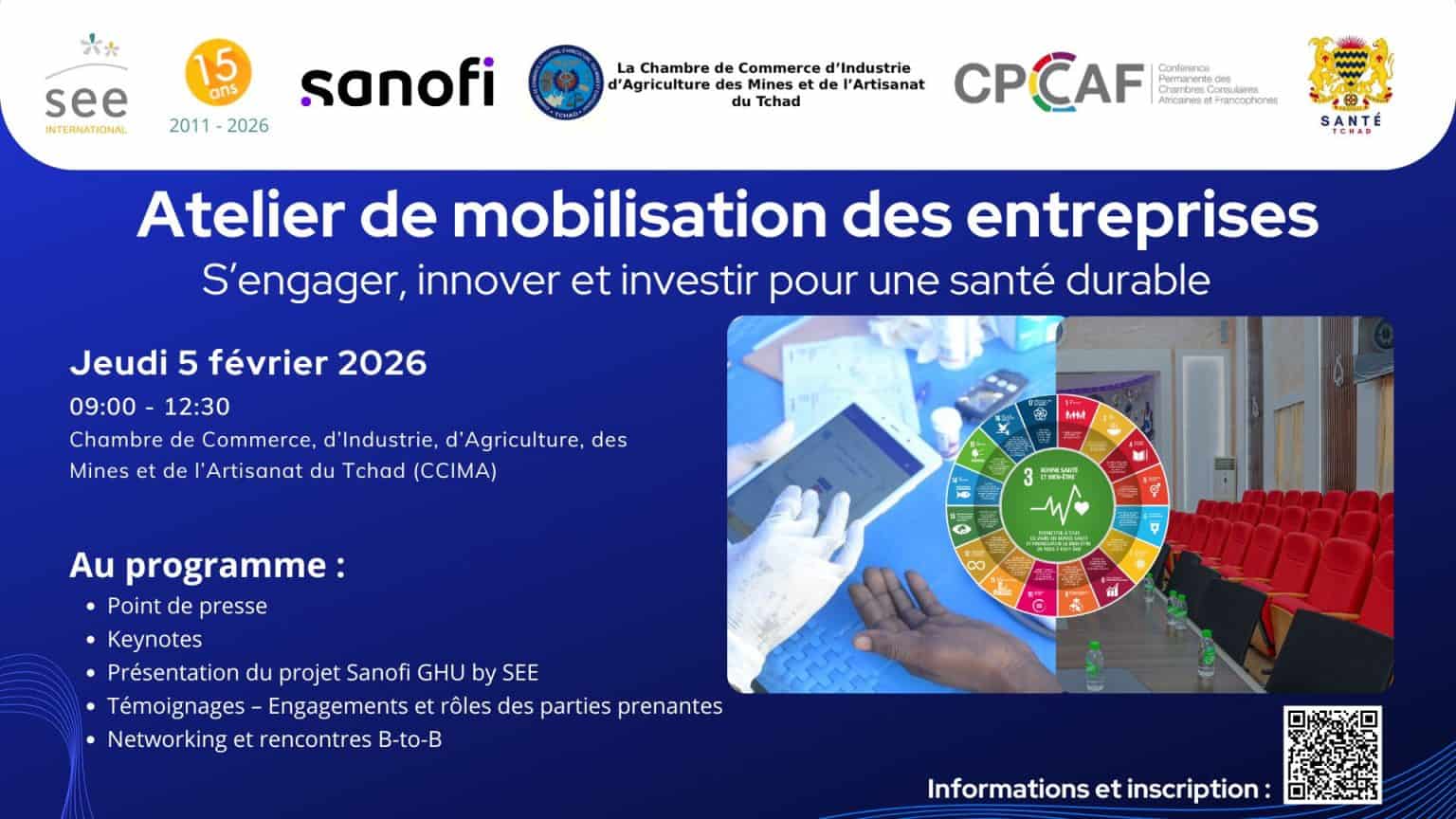 Tchad : Atelier de mobilisation des entreprises : S'engager, innover et investir pour une santé durable – Image 2